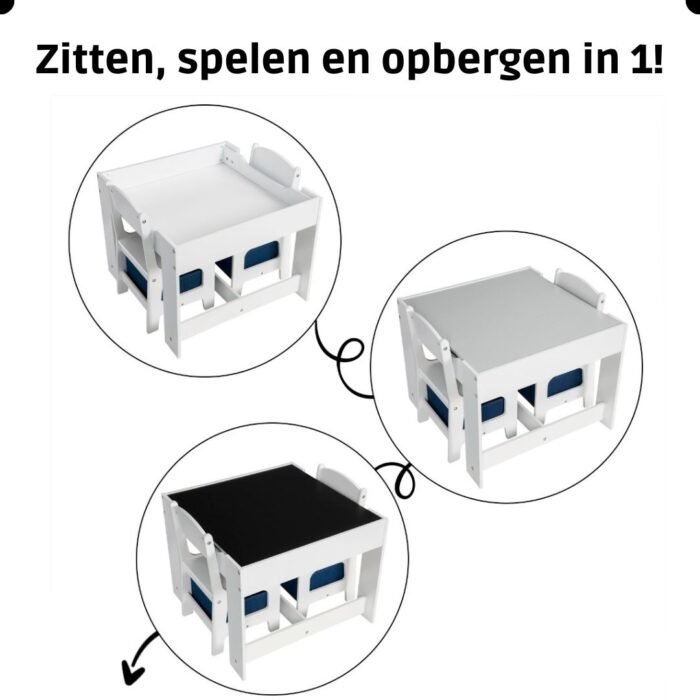 Kindertafel Met Opbergruimte